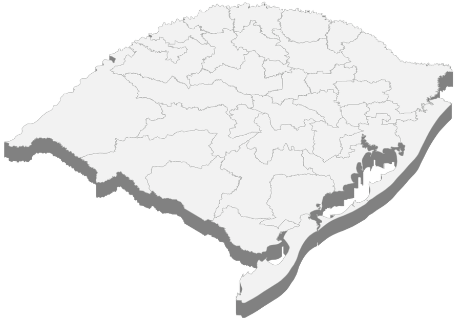 Mapa do Rio Grande do Sul